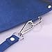 Tedim Soft Faux Suede Envelope Clutch Handbag (Royal Blue)