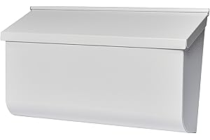 Architectural Mailboxes Woodlands Medium Capacity, Galvanized Steel Wall Mount Mailbox, White