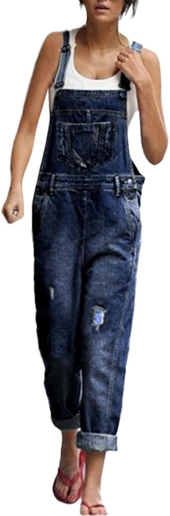 ladies loose dungarees