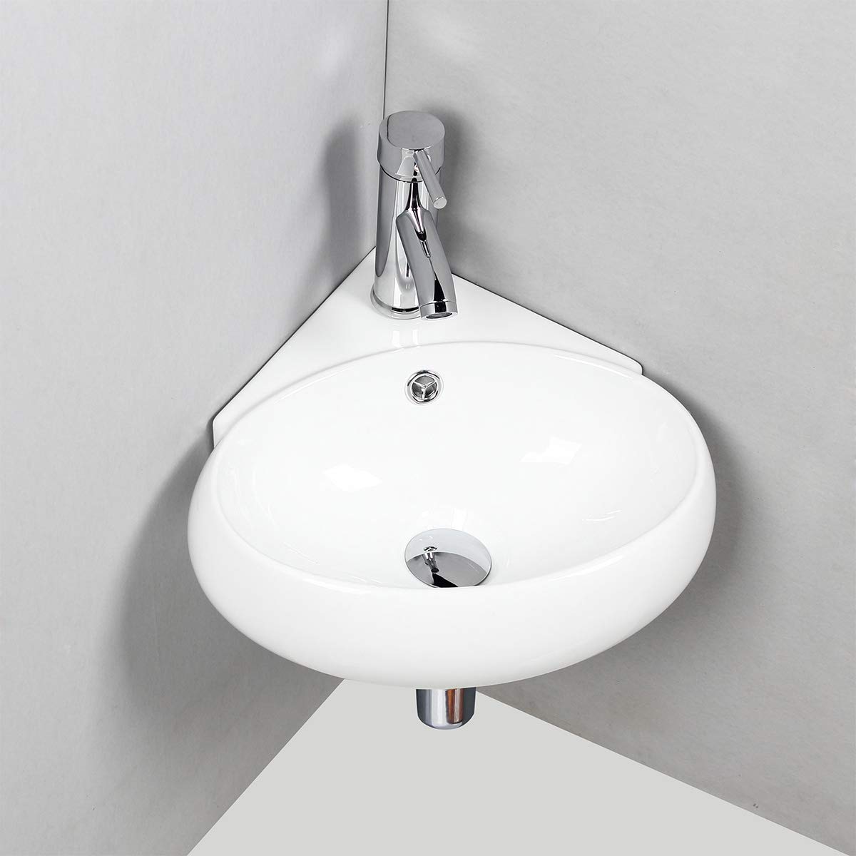 Lavabos de montaje en pared Gimify Lavabo Pequeño de Pared Compacto