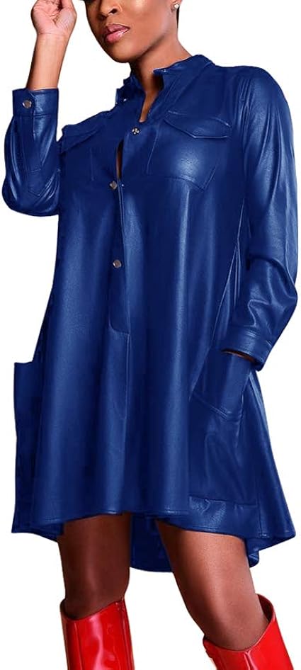 leather dress amazon