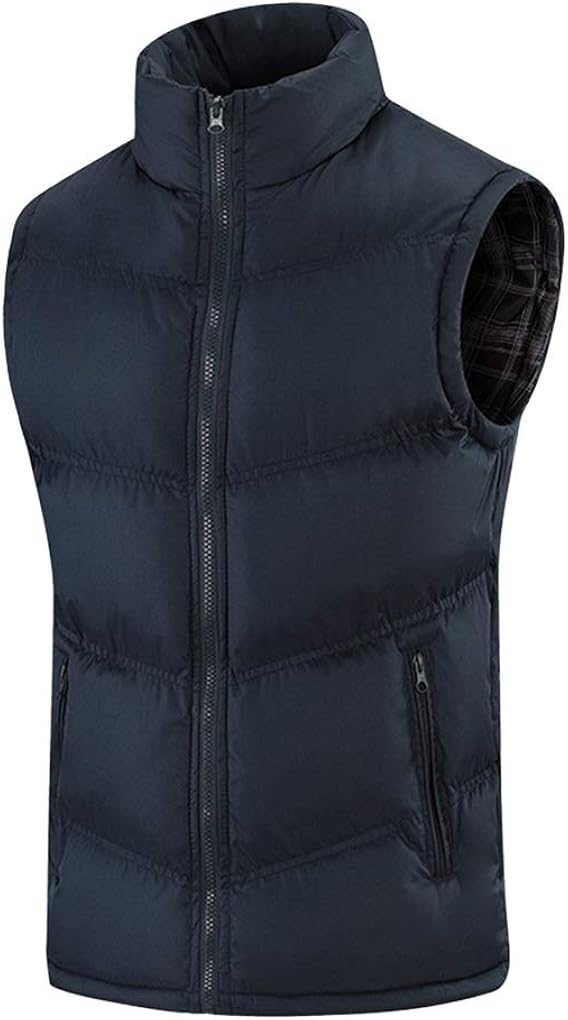 ACMEDE Herren Weste Steppweste Outdoor Weste mit Stehkragen Winterweste