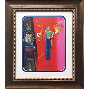 Amazon Com Peter Max Vase With Flowers I Newly Custom Framed Art