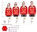 Skip N' Whistle Adult Ugly Christmas Sweater Reindeer In Snow Pullover Sweatshirt