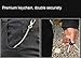 Liangery Wallet Chain, Wallet Long Purse Chain Punk Key Chain With Chain for Biker Trucker Motorcycle Pants Jean, Silver 11.81 inch for Men Women
