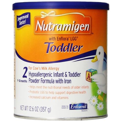 Nutramigen with Enflora LGG Toddler 12.6 Ounce Powder Can, For Infant and Toddlers 9-36 Months With Cow's Milk... image