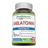 Pure Naturals Melatonin, 5 Mg, 180 Count