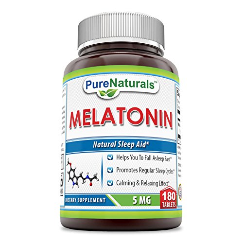Pure Naturals Melatonin, 5 Mg, 180 Count Pure Naturals Melatonin, 5 Mg, 180 Count