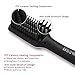 Hair Straightener Brush Ceramic Heating LCD Digital Hair Straightening Brush Adjustable Temperature