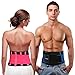 Back Brace Support Belt - Back Support for Men & Women with Adjustable Straps – Provides Back Pain Relief, Sciatica Relief and Lumbar Support – by PLYO-TEC (Blue, S)