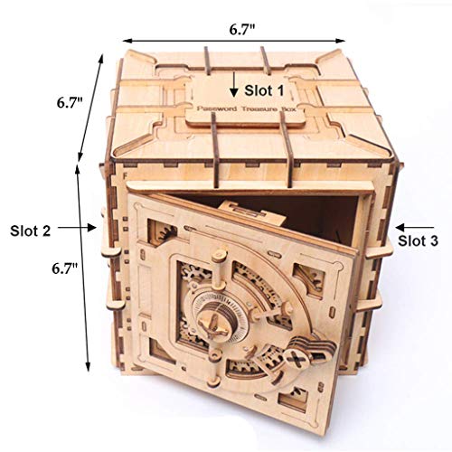 Model Safe Kit | 3D Wooden Puzzle | DIY Mechanical Safe