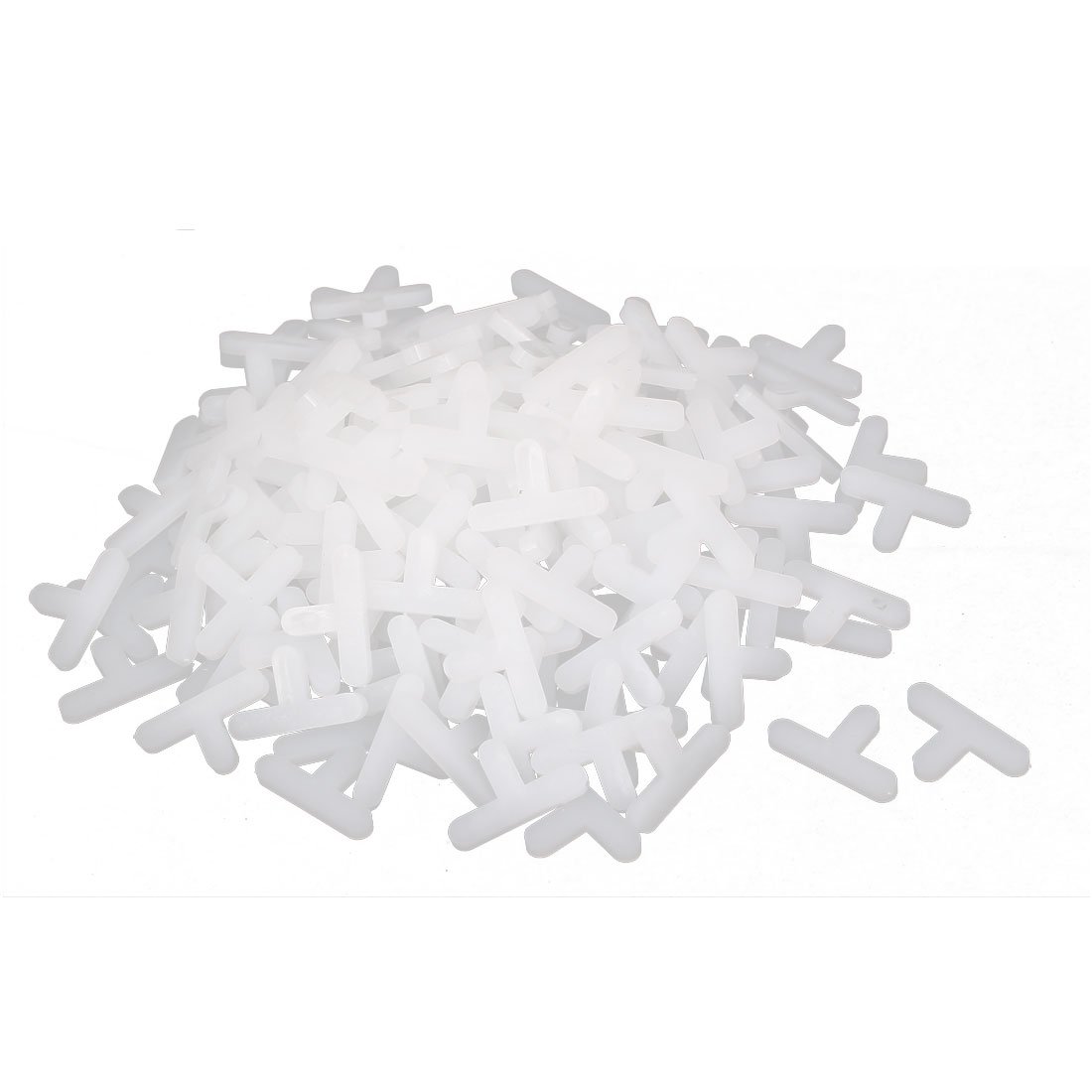 sourcingmap Wall Floor Tile Plastic T Type Spacers Tiling Tools 5mm White 200pcs