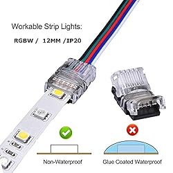 Alightings LED Connector 5 Pin for 12mm RGBW
