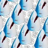 Elegance Natural Skin Care Shark Attack Bath Bomb Vegan Blue Red Fizzer Kids UK view 6
