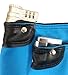 Locking Bank Bag Canvas Keyed Security (Deep Sky Blue)