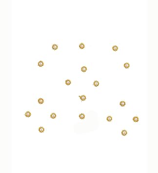 Anuradha Art Jewellery Gold Colour Small Bindis Tikali For Women Girls