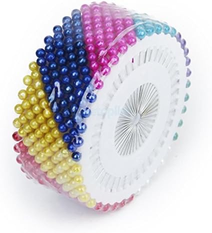 Straight Pins Lot Colorful Round Pins Dressmaking Wedding Party Decorating Sewing Pin Craft Vintage Pins 38mm 480pcs