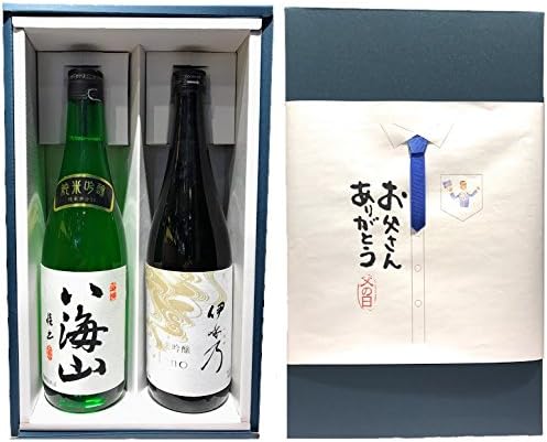 Amazon Co Jp 父の日 日本酒ギフト お父さんありがとう 人気の新潟清酒 純米吟醸 飲み比べセット ７２０ｍｌ ２本 八海山 純米吟醸 伊乎乃 純米吟醸 食品 飲料 お酒