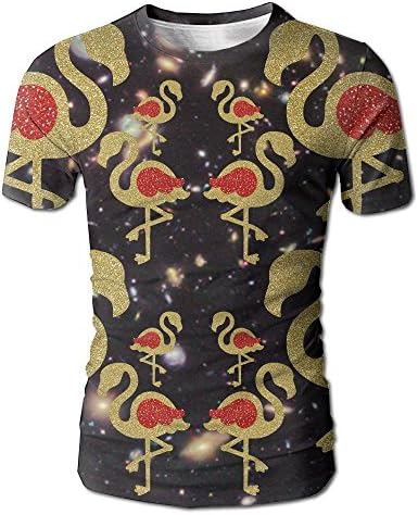 Glitter Flamingo Men's Short Sleeve T-Shirt XL