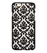 iPhone 6 Plus Case, LUOLNH Carved Damask Vintage Pattern Matte Hard Case Cover For iPhone 6/6s Plus 5.5 inch - Black
