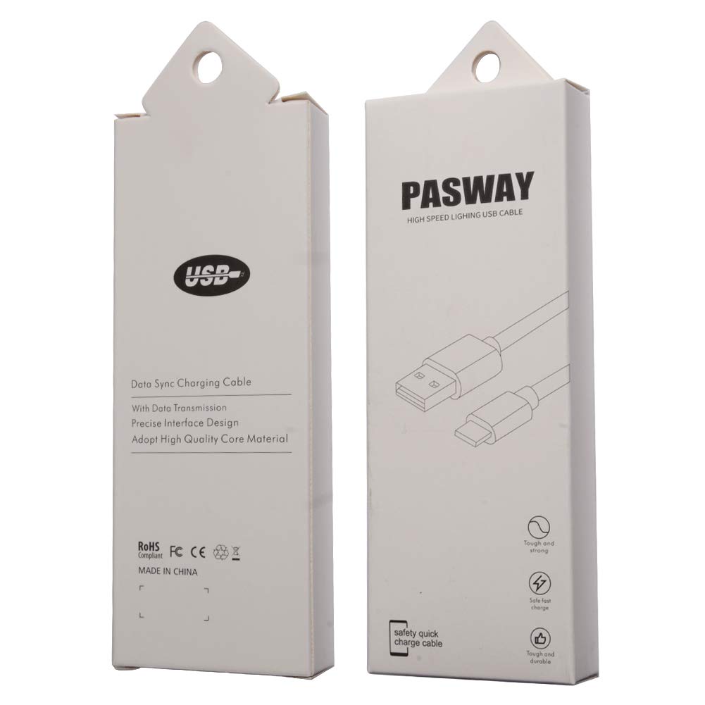 Short USB Type C Cable Pasway 3 Pack 1FT USB C to USB 3.0 Charger Cable Fast Charge and Data Sync Cord for All USB C Port Devices