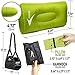 Araloo - Airplane Footrest Hammock and Inflatable Lumbar Pillow - Airplane Comfort - Travel Foot Rest - Prevents Leg Swelling and Soreness - Provides Lower Back Support, Relaxation and Comfort