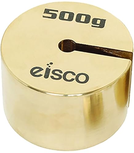 EISCO Slotted Weight Set, 100g - Brass - with Hook - Removable Weights -  10g Each: Amazon.com: Industrial & Scientific