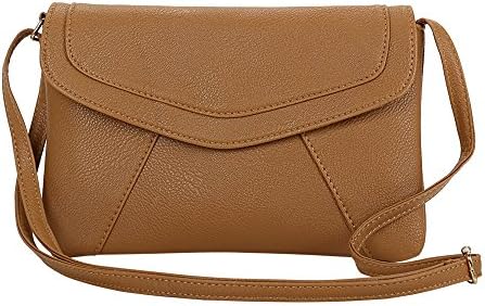 YBYT Vintage PU Leather Handbags Crossbody Messenger Shoulder Bag Purse for Women