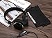 Wired Active Noise Cancelling Headphones with Inline Microphone, Foldable Travel Headphones with Airplane Adapter, On-Ear