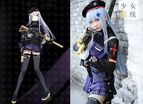 Ipara コスプレアニメ 少女前線 Hk416服cosplay 捧呈 Girlsfrontline 自動小铳404ar小隊チームコスチューム 武士 Cosplay チャイナドレス制服 変装 衣装 星之茧art556cos Xxl