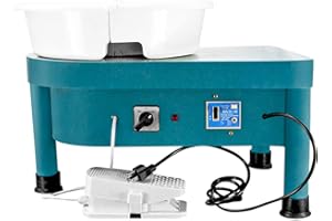 A.B Crew Pottery Forming Machine 350W Electric Pottery Wheel with Foot Pedal DIY Clay Tool Ceramic Machine Work Clay Art Craft