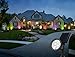 BOHON Solar Lights Outdoor - Ultra Bright, Waterproof, 7 LEDs Spot Light with Auto On/Off, Rechargeable Uplight for Lighting Flag Pole, Landscape, Yard, Patio, Garden (Changing Color & Fixed Color)