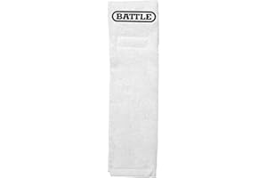 Battle Youth Football Player Towel White, One Size