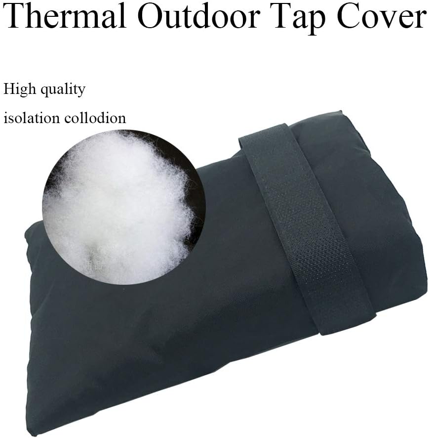 RIJAHO Outdoor Faucet Cover, Thickened Outdoor Tap Cosy Jacket for Winter, Insulated Waterproof Thermal Tap Protector, 2 Pack : Garden & Outdoor