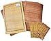Egyptian Papyrus Aged Brown Blank Paper Set of 10 Sheets for Art Projects Scrapbooking Album Refill Scrolls and Teaching Ancient Hieroglyphic History 8x12in (20x30cm)