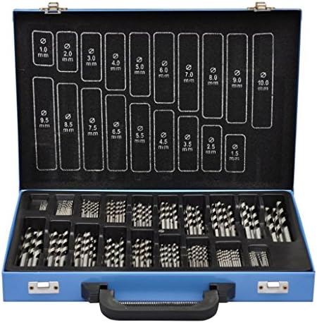 FZYHFA Twist Drill Bit Set in Metal Box HSS 170-Piece