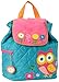Stephen Joseph Quilted Backpack, Owl