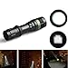 Perman 3500 Lumens 3 Modes XML T6 LED Compact Flashlight Lamp Light Zoomable Torch + Charger + 18650 Battery (Torch + 18650 Battery + Charger)