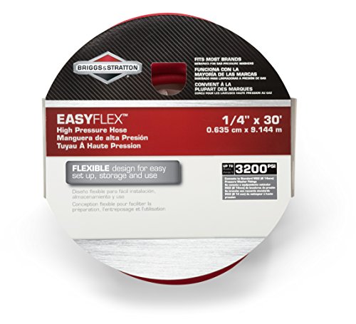 Briggs & Stratton 6363 EASYflex High Pressure Replacement Hose for Pressure Washers, 1/4" x 30'