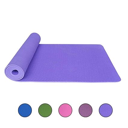 Amazon.com : Non-Slip Yoga Mat Environmental Protection 6mm ...