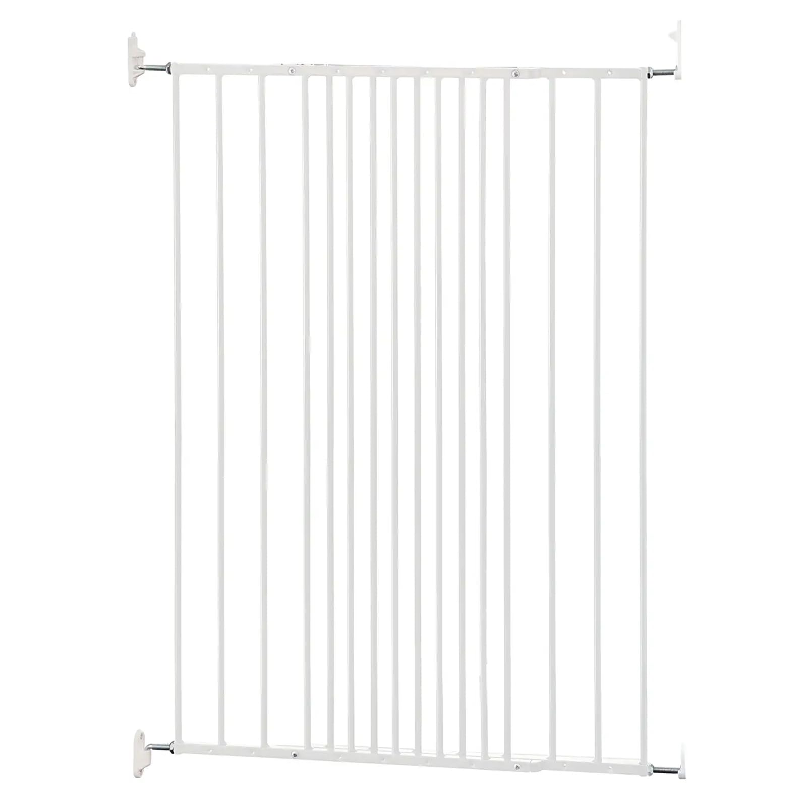Safetots Extra Tall Screw Fitted Baby Stair Barrier, 62.5cm - 106.8cm, White, 103.5cm in Height, Safety Gate for Toddler and Baby, Easy Installation
