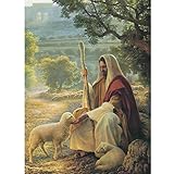 5D DIY Diamond Painting Kits Jesus,30cm x 40cm Full Area By Number Rhinestone Embroidery Home Wall Décor (30cm x 40cm)