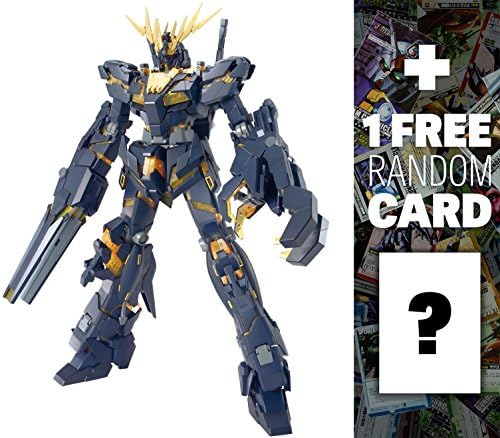 X-0 Unicorn Gundam 02 Banshee: Gundam Master Grade 1/100 Model Kit + 1 FREE Official Gundam Japanese Trading Card Bundle (MG #155)