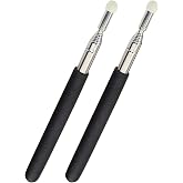 Dumero 2 Pack Telescopic Teaching Pointers, Black Felt Tip Presenter Pointer for Infrared Whiteboards Only, Extendable Classroom Hand Pointer for Teachers, Blackboards, Displays &ndash; 39 Inch