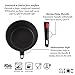 Cleverona Nonstick 3 Quart Sauce Pan with Detachable Handle and Universal Pot Lid, Dark Grey