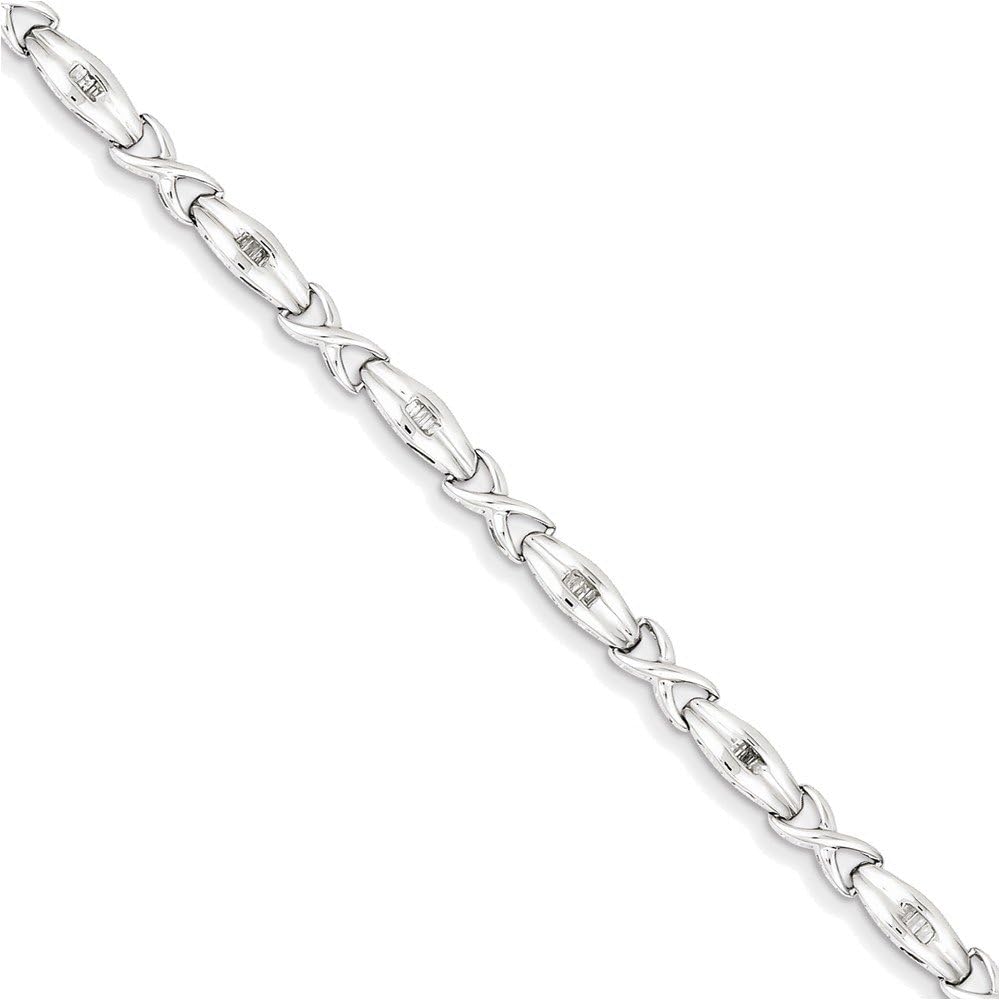 metal rhodium bracelet