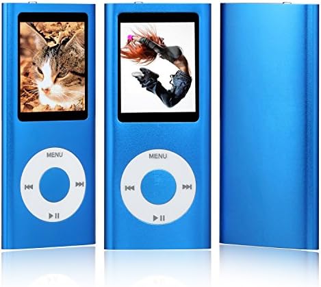 ES Traders New 8GB Blue 4Th Generation MP3 Music Media Player Radio Video FM 1.8 (Does Not Support Itunes)