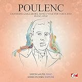 Chansons Gaillardes, Song Cycle for Voice and