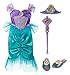 Disney Princess 94904 Ariel Tiara to Toes Dress Up Set Costume