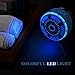 Aolaifo Bluetooth Shower Waterproof Speaker - IP67 Water Resistant Wireless Speaker with Suction Cup, 5W Driver, Build-in Microphone for Hands-Free, FM Radio, LED Light Functions for Bathroom